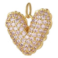 Pink encrusted heart